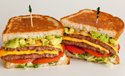 Habit Burger's Double Charburger. 