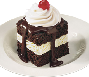 Shoney's Hot Fudge Cake is free to any father with the purchase of an entrée on Sunday.