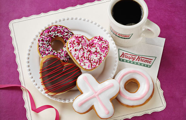 Krispy Kreme's Valentine's Day offerings