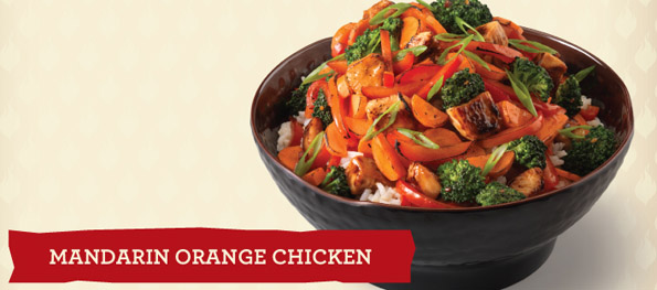 Mandarin Orange Chicken is one of several new menu items