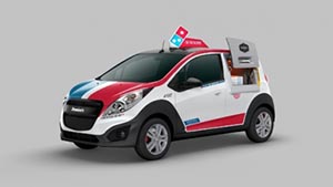 The Domino’s DXP car