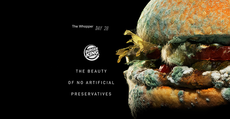 Moldy Whopper is star of Burger King’s latest marketing campaign