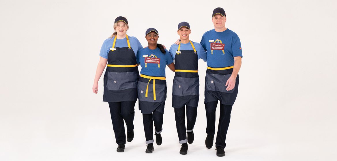 McDonald’s invests in sustainable team uniforms that can biodegrade