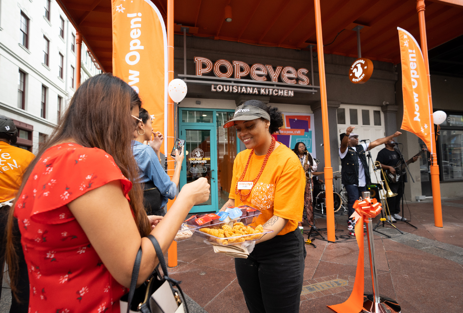 Popeyes pulls wraps off new design at historic New Orleans, La., unit ...