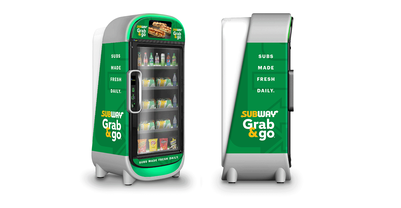 Subway sandwich vending machine at California college sells fresh