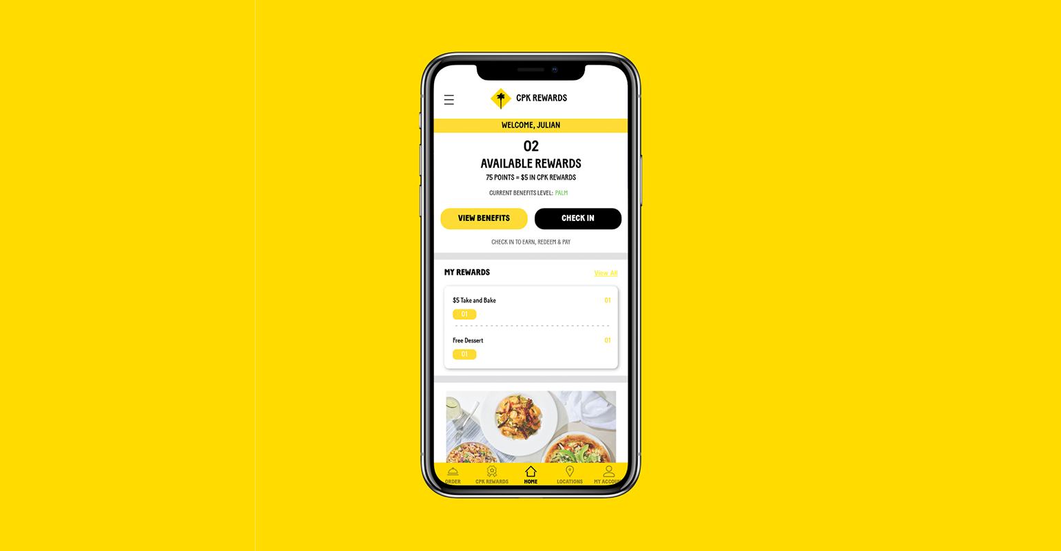 California Pizza Kitchen Launches Updated Mobile App Nation S   California Pizza Kitchen CPK Mobile App 