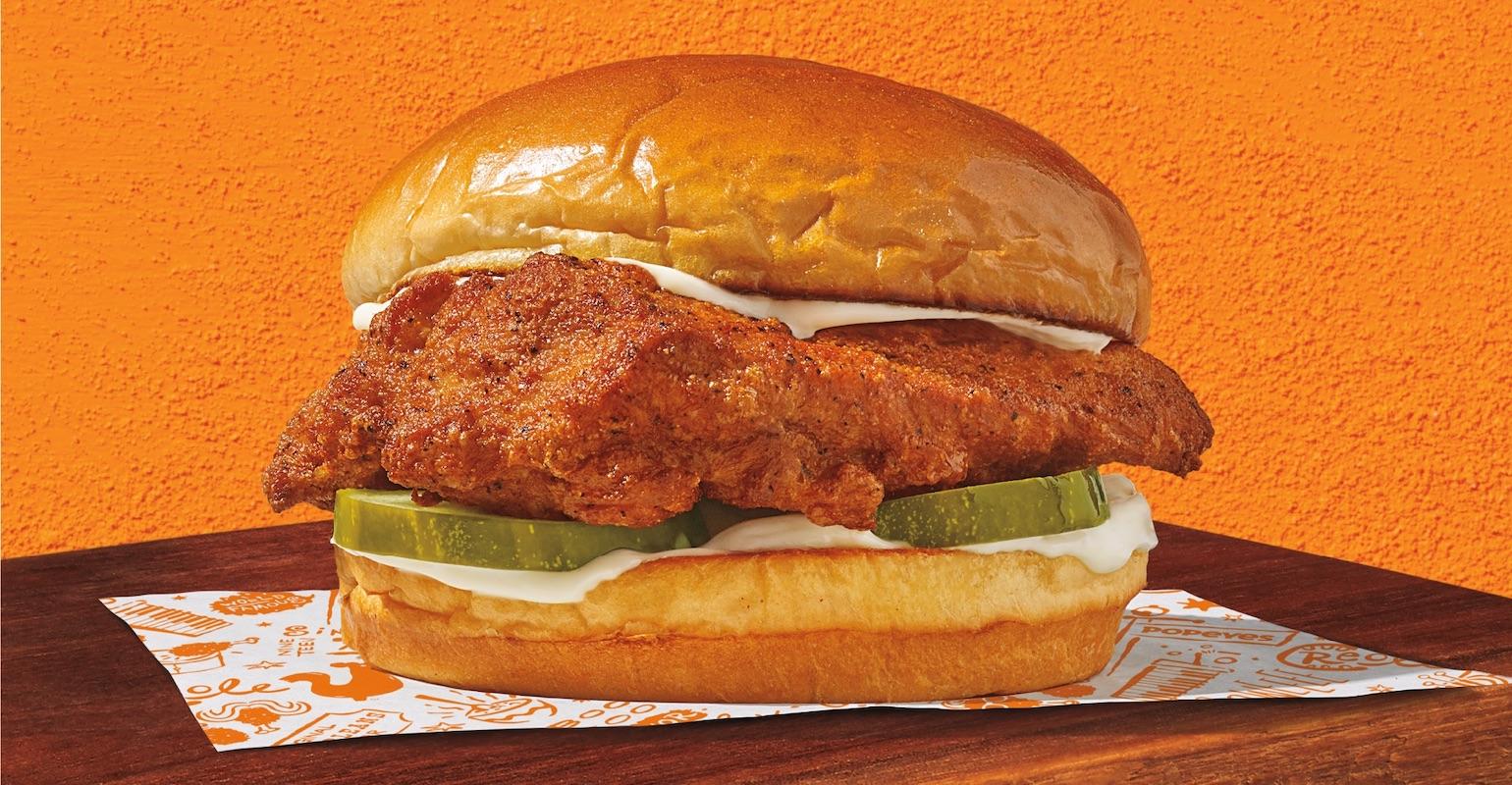 Popeyes Introduces Blackened Chicken Sandwich With No Breading Nation 