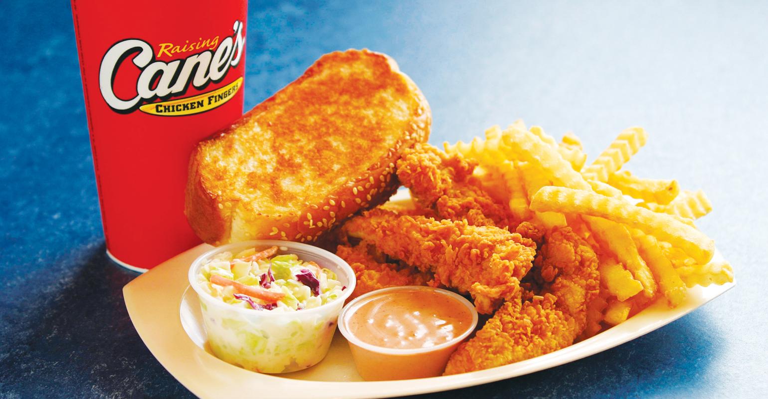 Menu  Raising Cane's