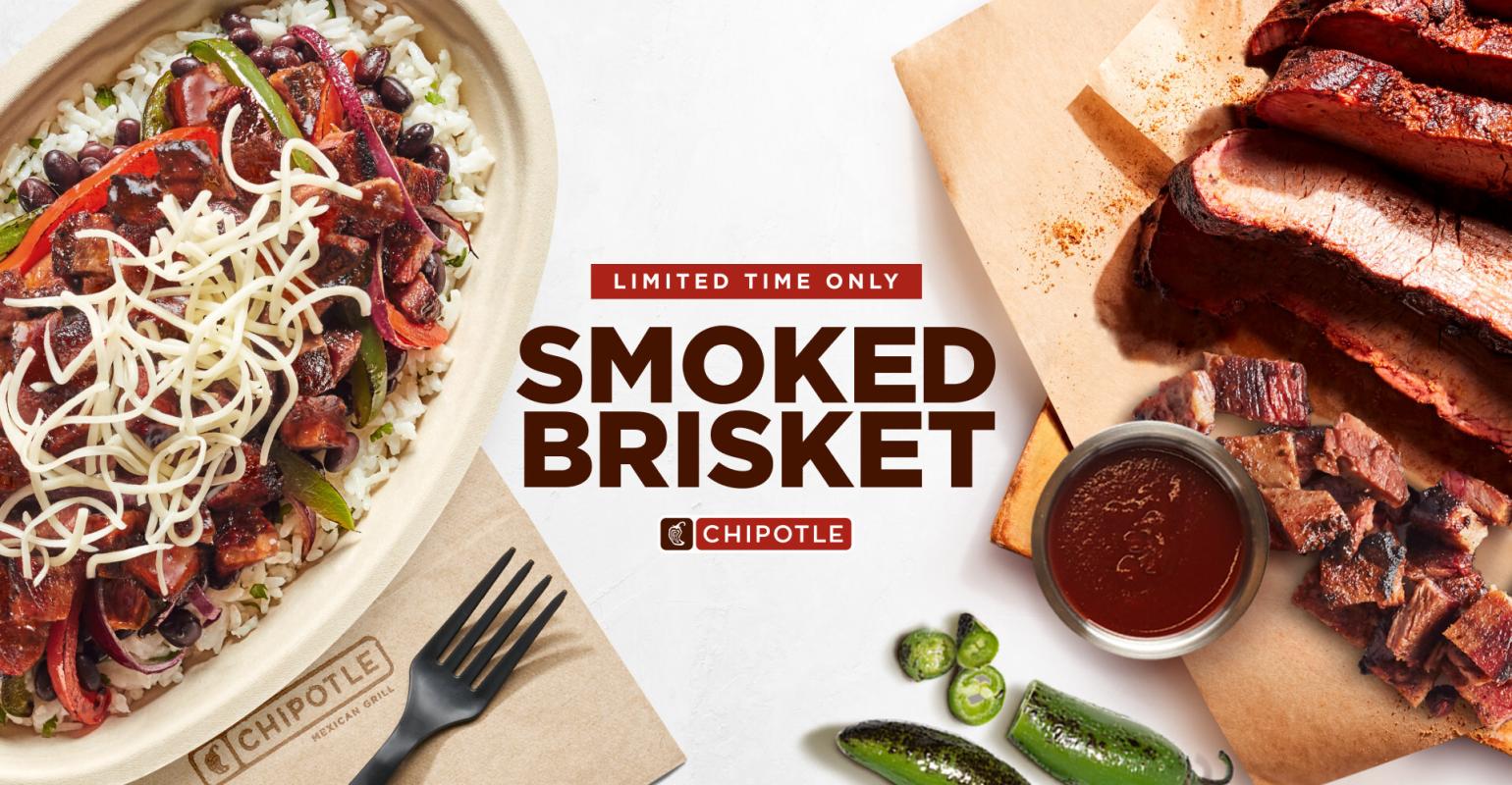 Chipotle brings back its popular Smoked Brisket after three years