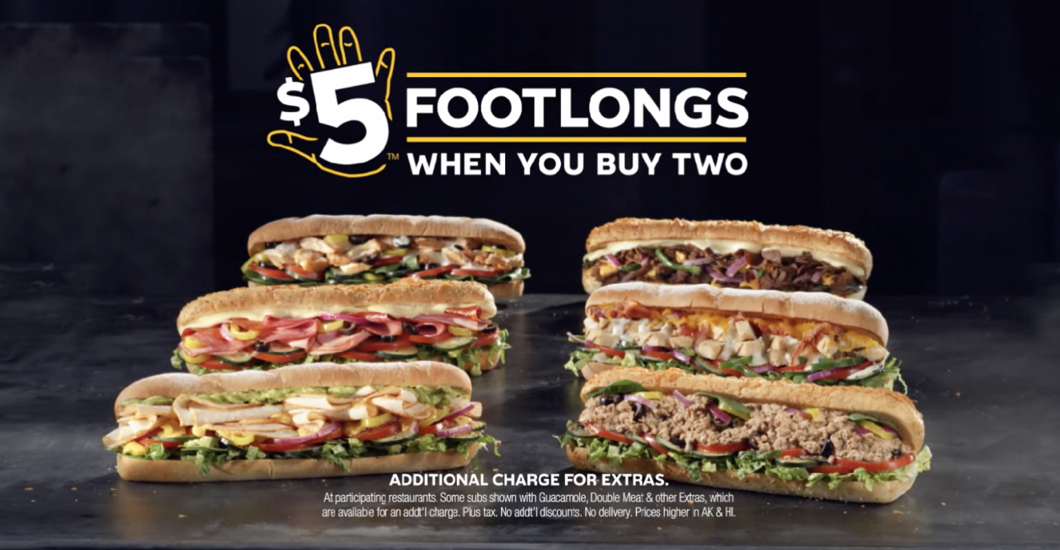 Subway brings back version of 5 Footlong Nation's Restaurant News