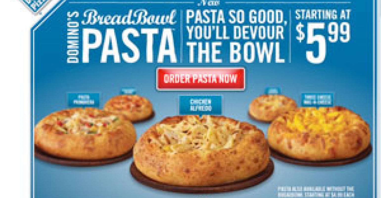 Domino’s delivers new pastas Nation's Restaurant News