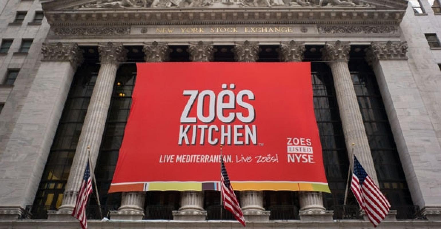 Zoe S Kitchen Plans Expansion After Successful IPO Nation S   Zoes Wall Street 0 