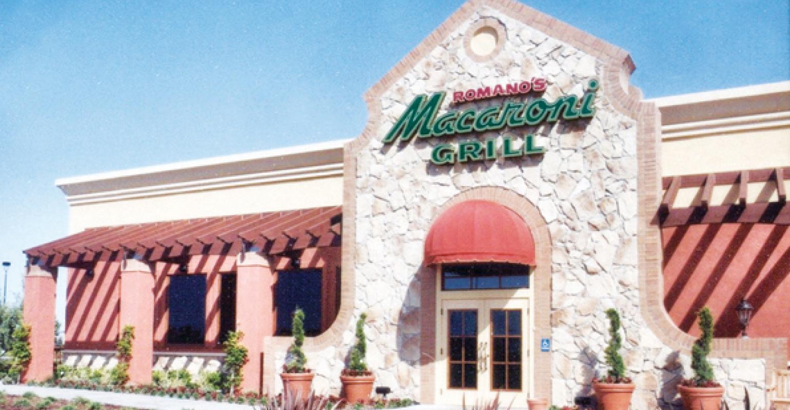 Ignite Restaurant Group Inc. to sell Romano's Macaroni Grill | Nation's