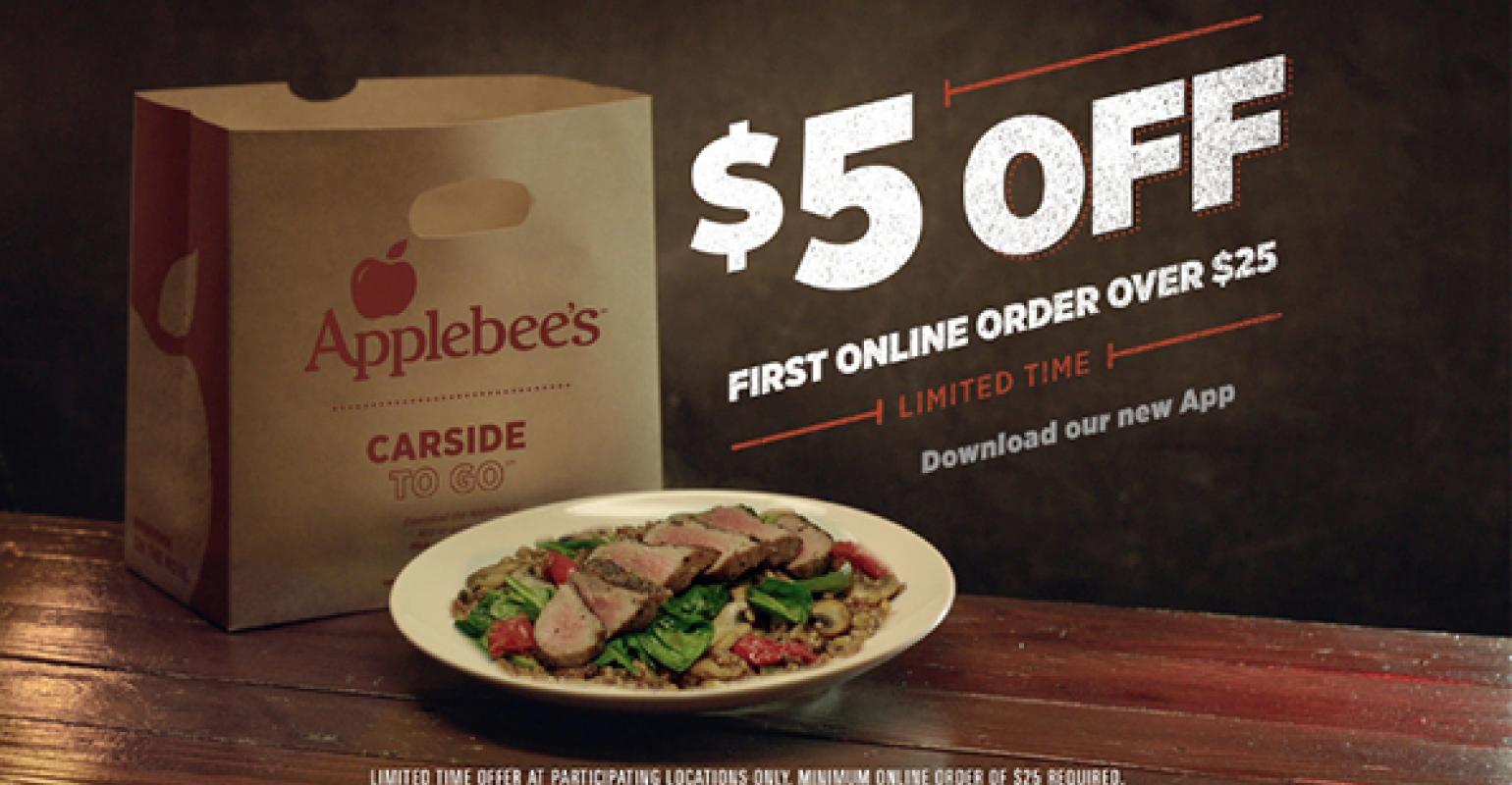 Applebee carside outlet to go