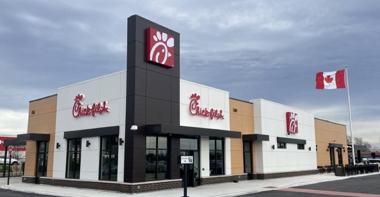 Chick-fil-A exterior in Canada