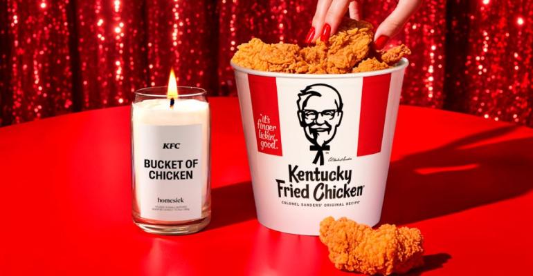 KFC fried chicken bucket