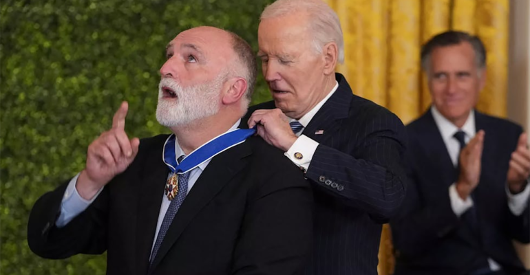 Jose Andres and Biden