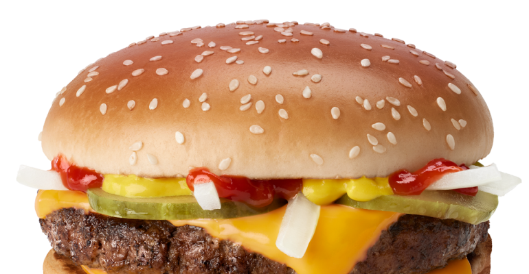 McDonald's quarter pounder with cheese