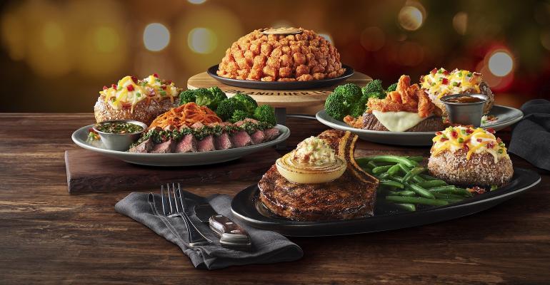 Outback Steakhouse Steakmas Menu Offerings