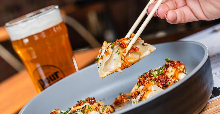 The Pour House Crispy Asian Potstickers