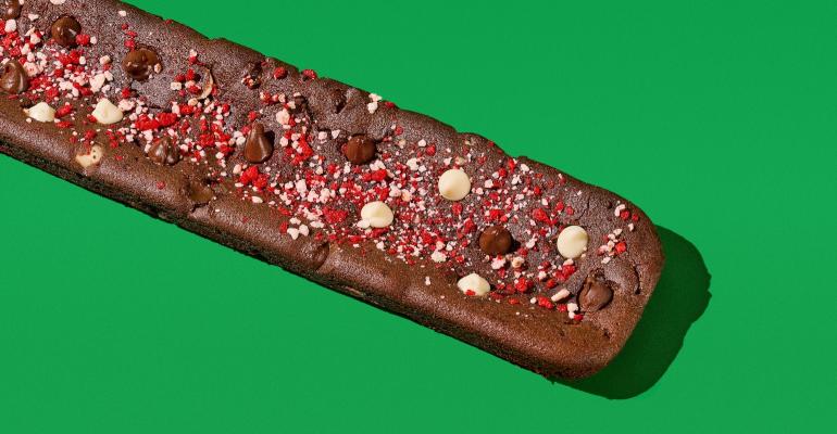 Subway Double Chocolate Peppermint Footlong Cookie