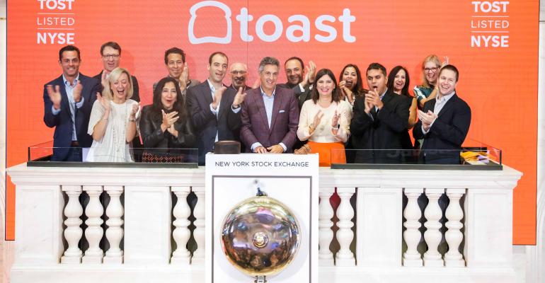 Toast's team on the day of its IPO