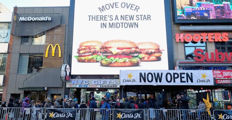 Carl’s Jr. shutters heralded Manhattan location after five months