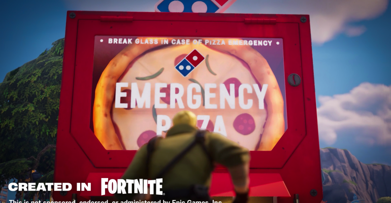 Emergency Pizza Fortnite tie-in