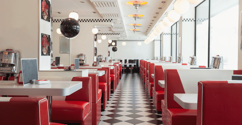 Empty diner