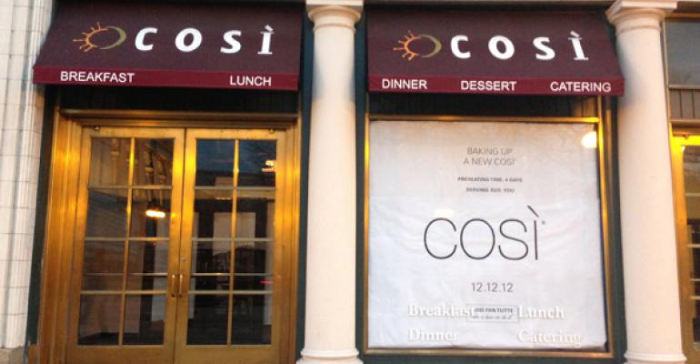 A look at Cosi&#039;s pop-up restaurant