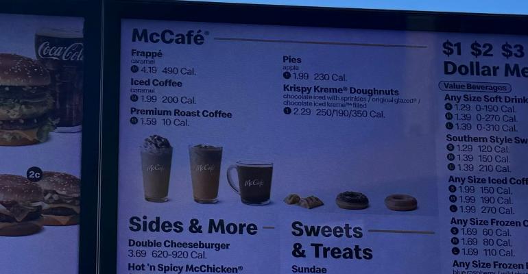 McDonald's espresso drinks pulled from menu