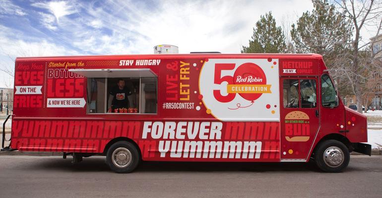 Red Robin hits the road with food truck