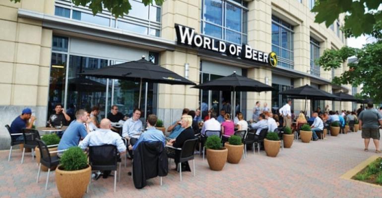 World of Beer patio