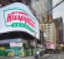 Krispy Kreme Times Square exterior with sign