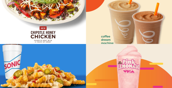 Menu Tracker: New items from Chipotle, Sonic Drive-In, and Burger King