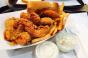 A plate of fried chicken