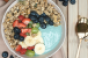 Spirulina yogurt bowl