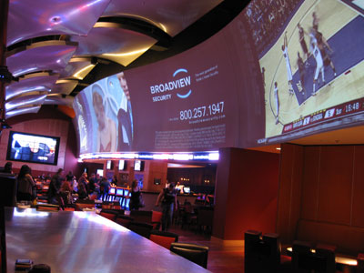 live sports casino restaurants