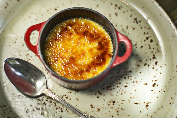 Pumpkin seed custard cup at The Spence