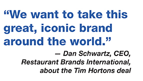 Tim Hortons on X: Tim Hortons CEO Marc Caira and @BurgerKing