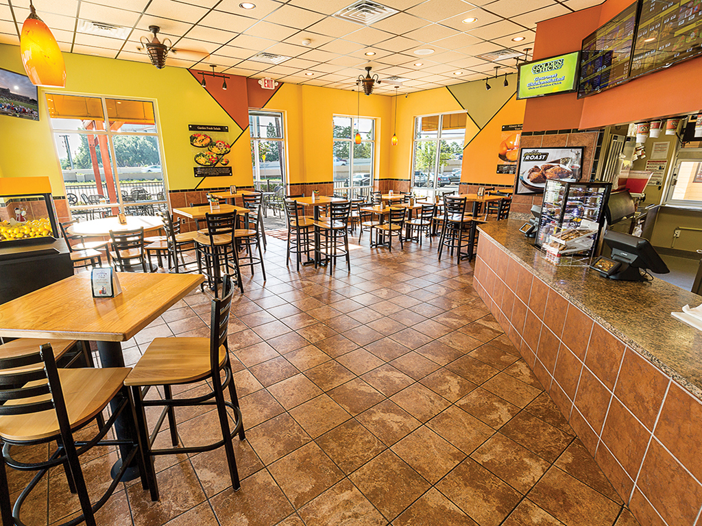 Golden Chick interior